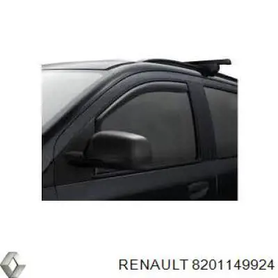 Defletor de janelas para o vidro da porta, kit 2 un. Renault (RVI) 8201149924 preço, a partir de 51,90 USD