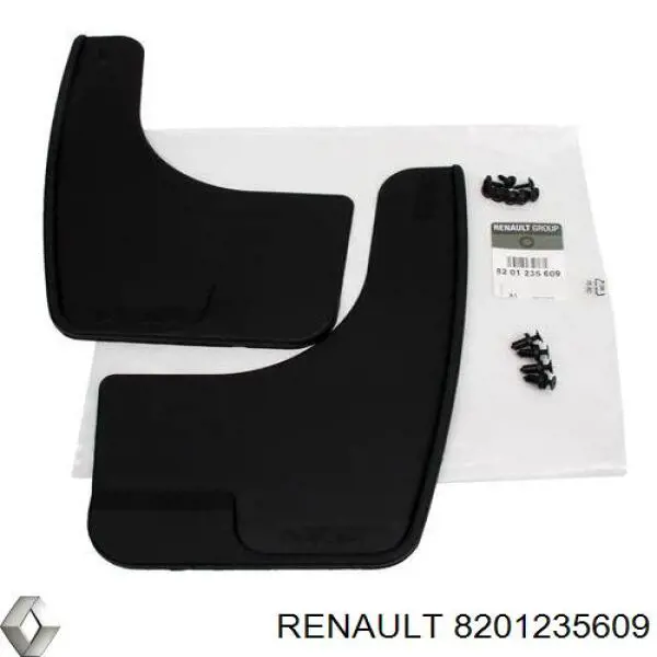Protetores de lama dianteiros, kit para Dacia Lodgy  JS