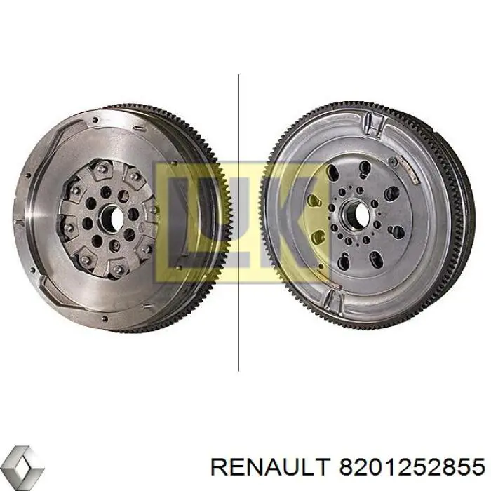 8201252855 Renault (RVI) Volante de motor