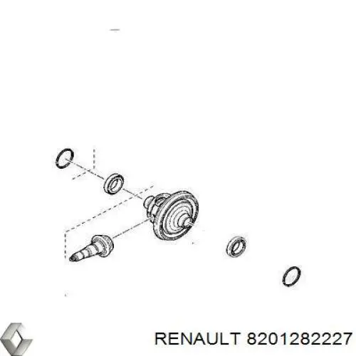 7701478358 Renault (RVI) Kit de reparação de ligação de mudança