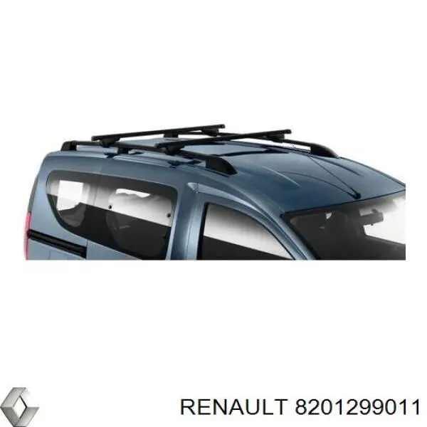 8201299011 Renault (RVI) Travessas de porta-malas do teto, kit