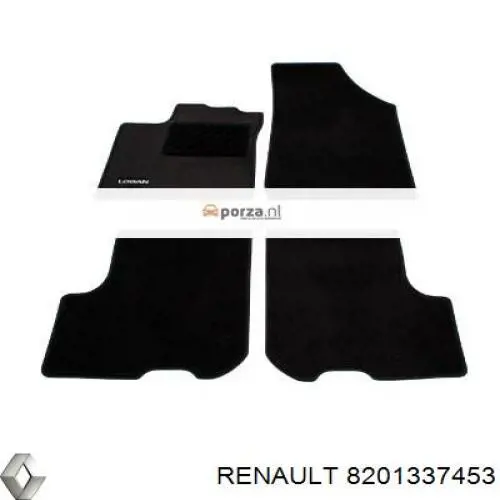 8201337452 Renault (RVI) Tapetes dianteiros + traseiros, kit