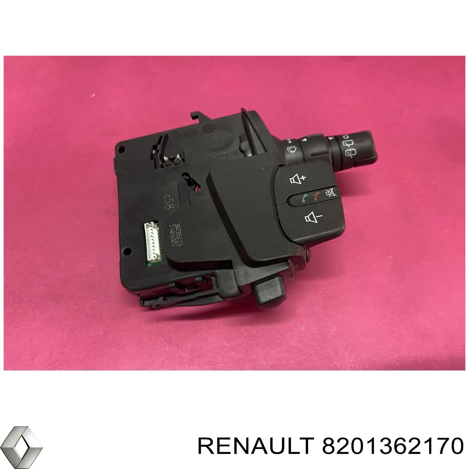 Comutador direito instalado na coluna da direção Renault (RVI) 8201362170 preço, a partir de 83,57 USD
