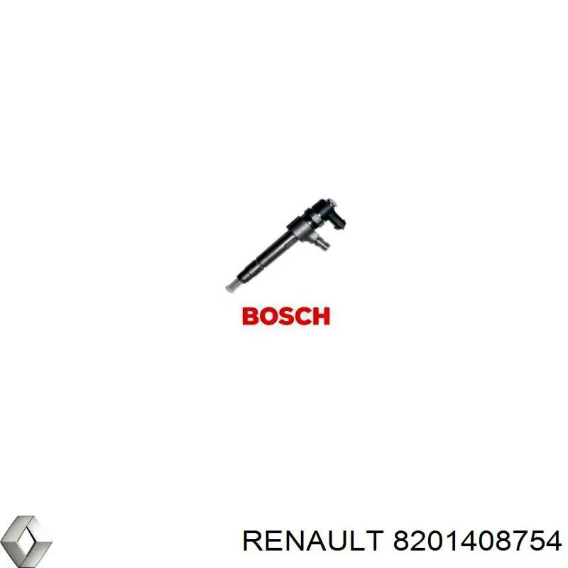 8201408754 Renault (RVI) Injetor de injeção de combustível