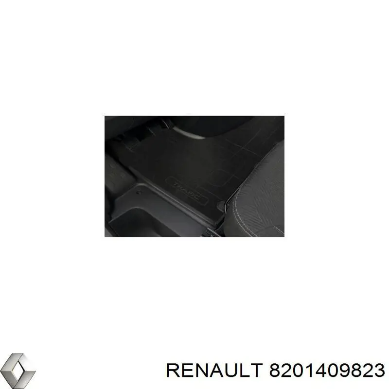 8201409823 Renault (RVI) Tapete dianteiro, kit de 2 un.