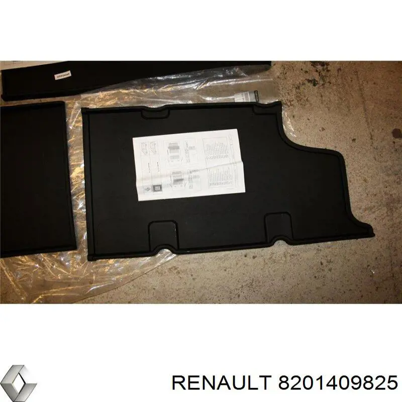 Tapete de terceira fila dos assentos Renault (RVI) 8201409825