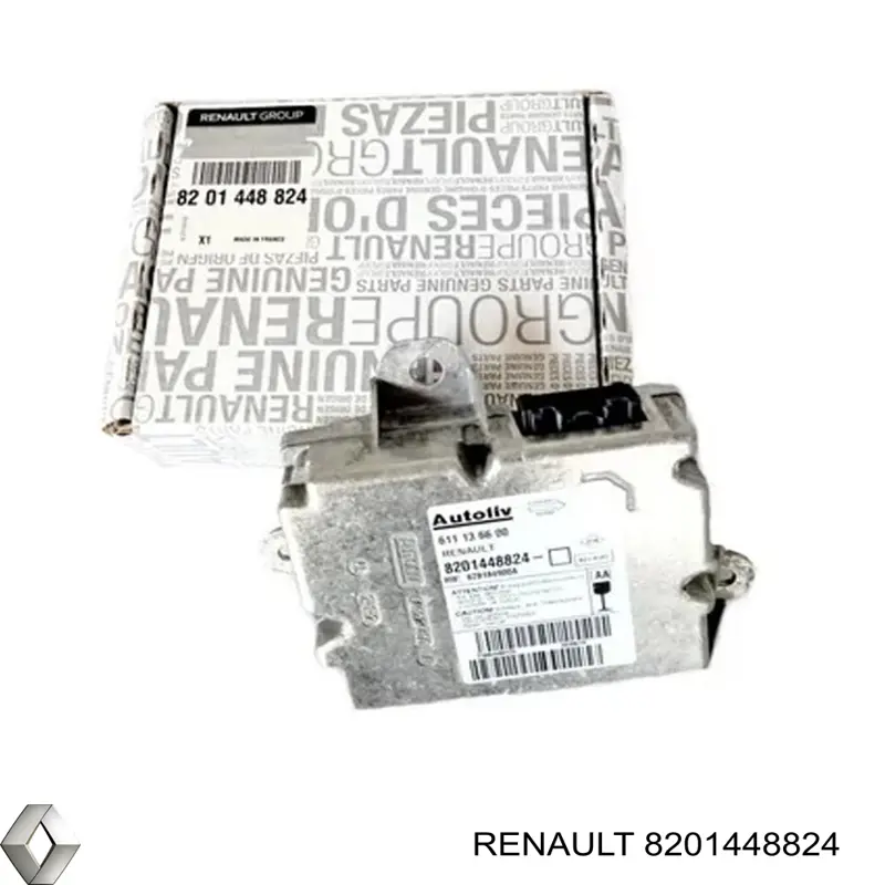 8201448824 Renault (RVI) Módulo processador de controlo da bolsa de ar (Centralina eletrônica AIRBAG)