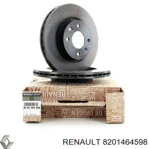 Compre 8201464598 Renault (RVI) Disco do freio dianteiro