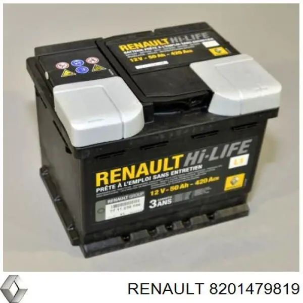 Bateria recarregável (PILHA) Renault (RVI) 8201479819 preço, a partir de 151,18 USD
