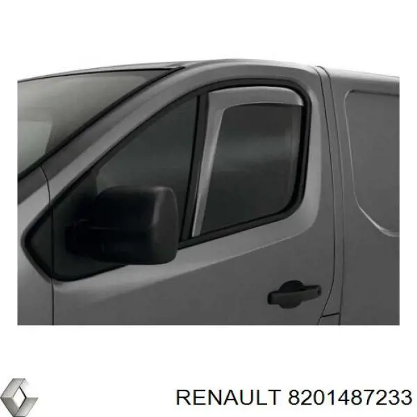 Compre 8201487233 Renault (RVI) Defletor de janelas para o vidro da porta, kit 2 un.