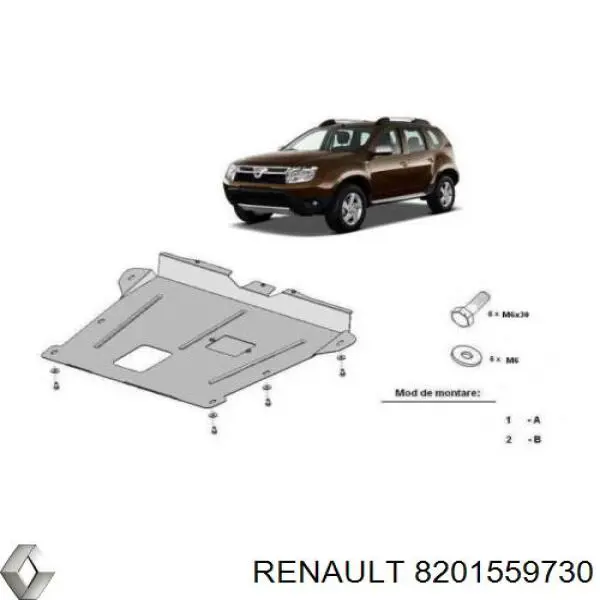Proteção de motor, de panela (da seção de motor) Renault (RVI) 758903088R preço, a partir de 224,84 USD