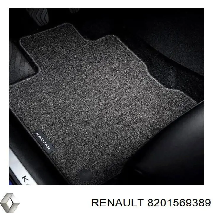 8201569389 Renault (RVI) Tapetes dianteiros + traseiros, kit