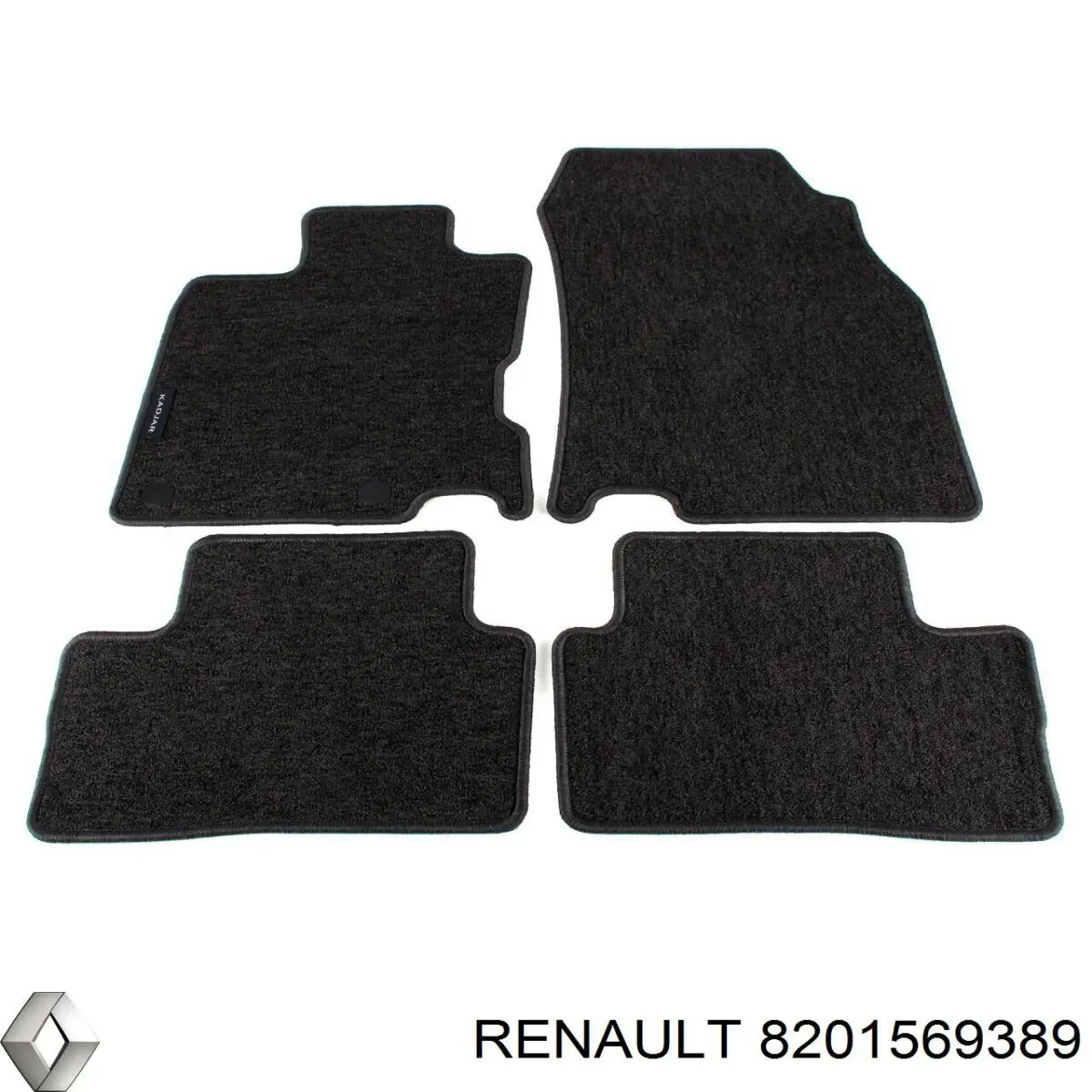 Tapetes dianteiros + traseiros, kit Renault (RVI) 8201569389 preço, a partir de 54,86 USD