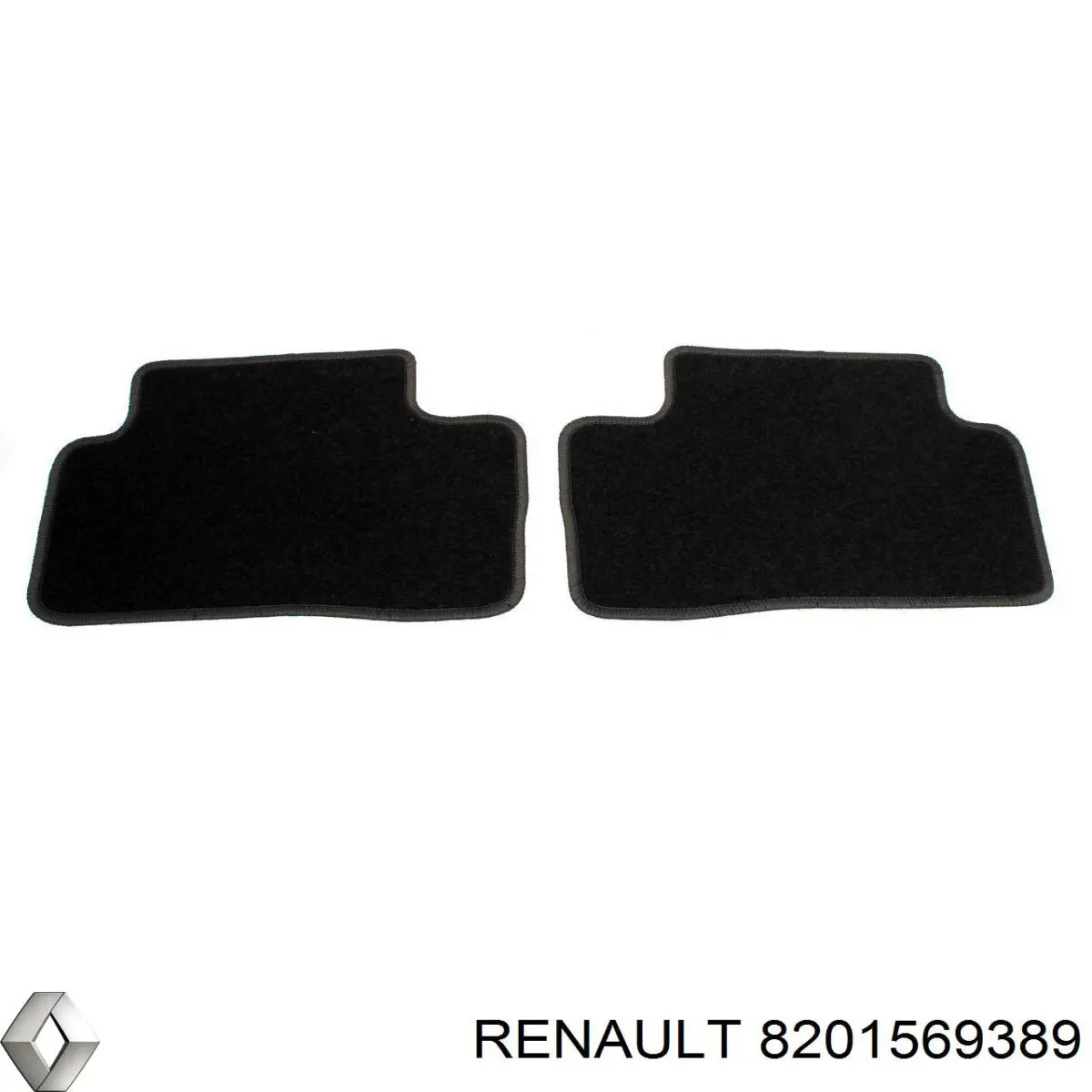 8201569389 Renault (RVI) Tapetes dianteiros + traseiros, kit