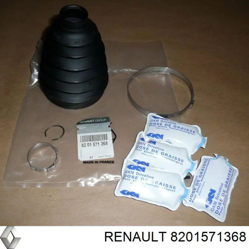 8201571368 Renault (RVI) Bota de proteção externa de junta homocinética do semieixo dianteiro