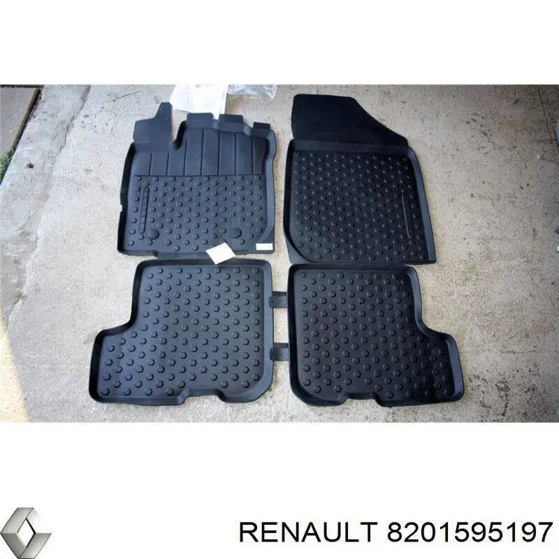 Tapetes dianteiros + traseiros, kit Renault (RVI) 8201595197 preço, a partir de 102,20 USD