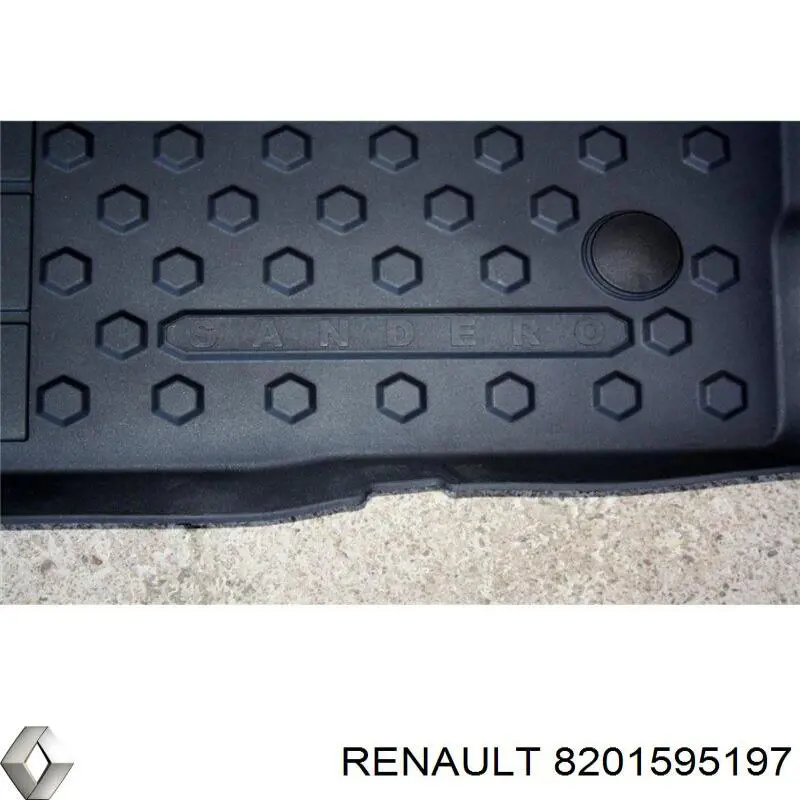 8201595197 Renault (RVI) Tapetes dianteiros + traseiros, kit