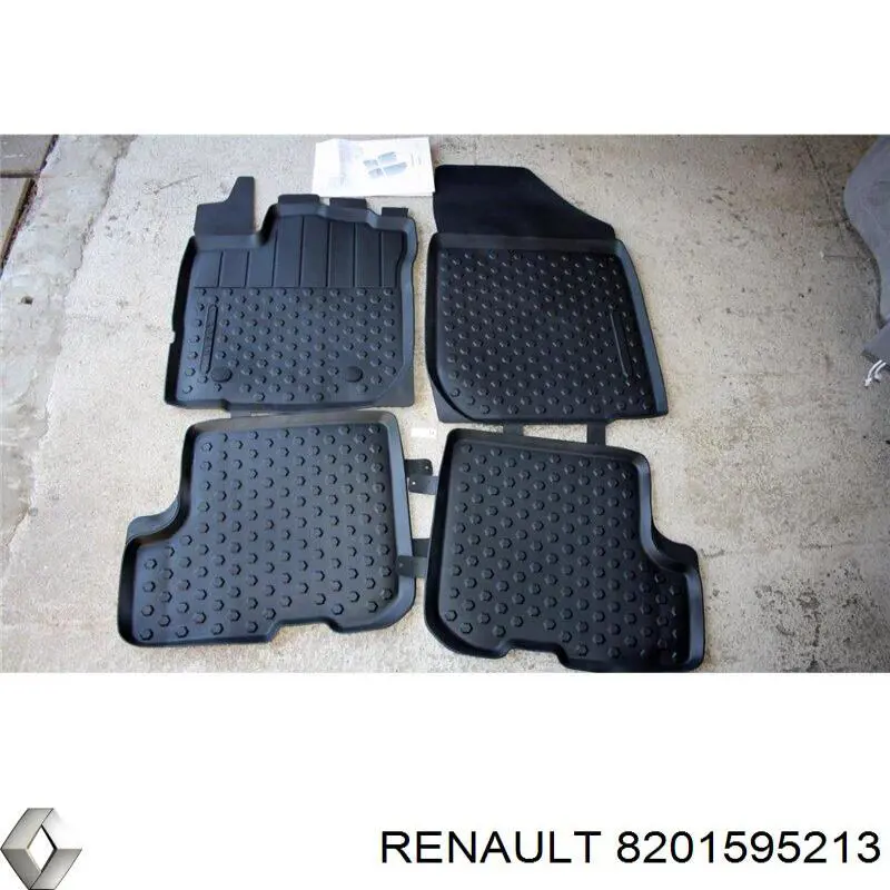 8201595213 Renault (RVI) Tapetes dianteiros + traseiros, kit