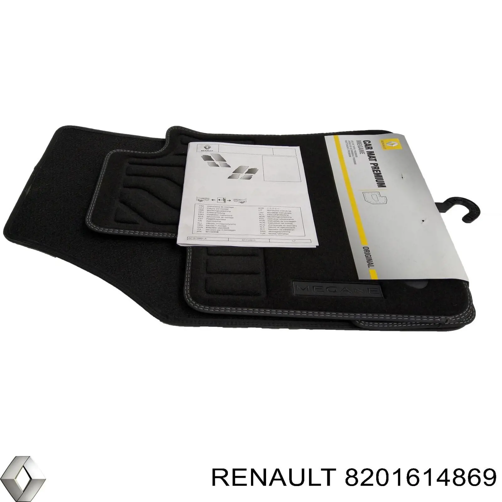 Tapetes dianteiros + traseiros, kit Renault (RVI) 8201614869 preço, a partir de 137,33 USD
