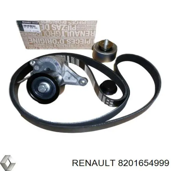 8201654999 Renault (RVI) Correia dos conjuntos de transmissão, kit