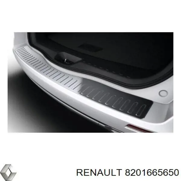 Placa sobreposta do pára-choque traseiro superior de proteção (degrau-grampo dobrável) Renault (RVI) 8201665650 preço, a partir de 159,27 USD