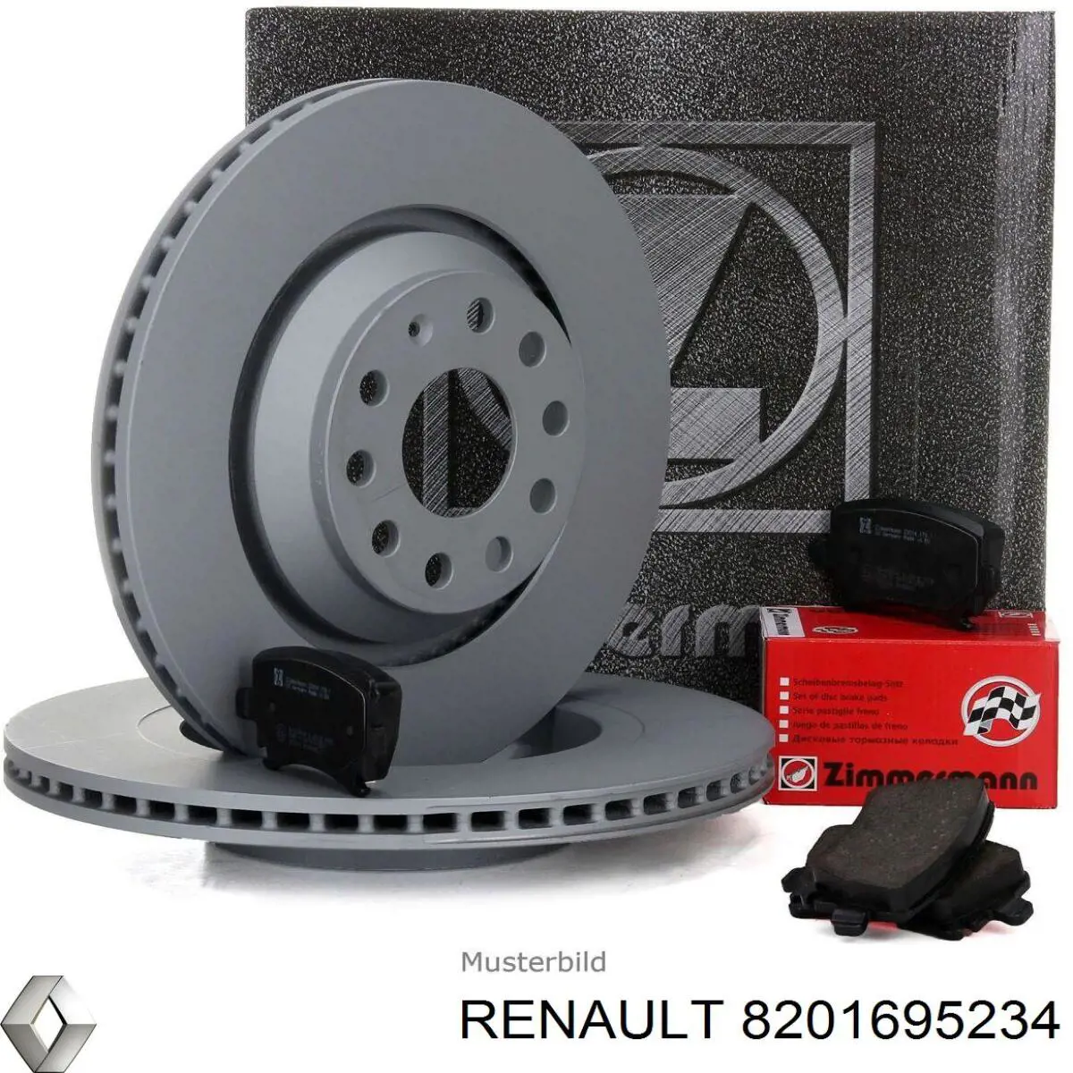 Disco do freio dianteiro Renault (RVI) 8201695234 preço, a partir de 56,18 USD
