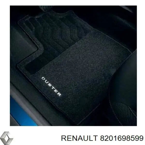 Tapetes dianteiros + traseiros, kit Renault (RVI) 8201698599 preço, a partir de 45,05 USD