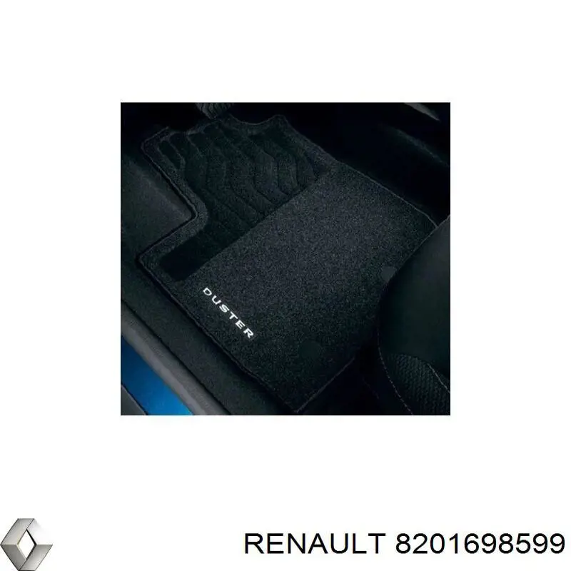 8201698599 Renault (RVI) Tapetes dianteiros + traseiros, kit
