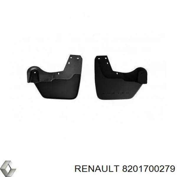 Protetores de lama dianteiros, kit para Dacia Duster  HM