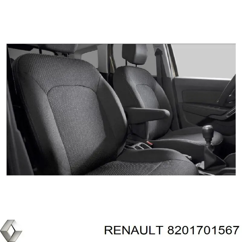 8201701567 Renault (RVI) Forros para assentos