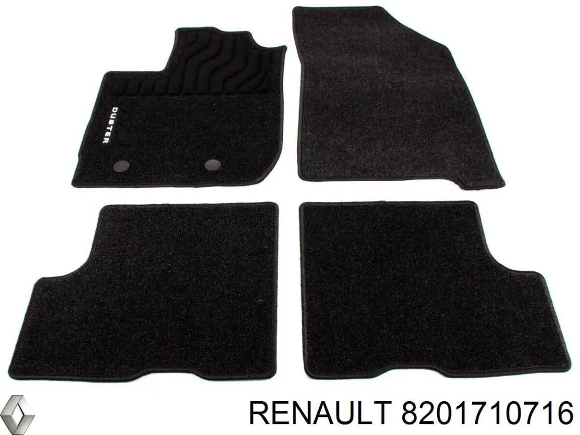 8201710716 Renault (RVI) Tapetes dianteiros + traseiros, kit