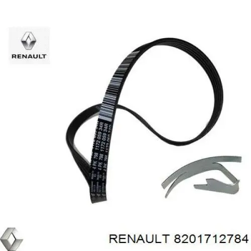 Compre 8201712784 Renault (RVI) Correia dos conjuntos de transmissão