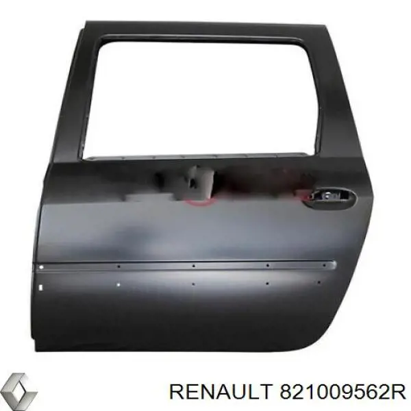 821009562R Renault (RVI) Porta traseira direita
