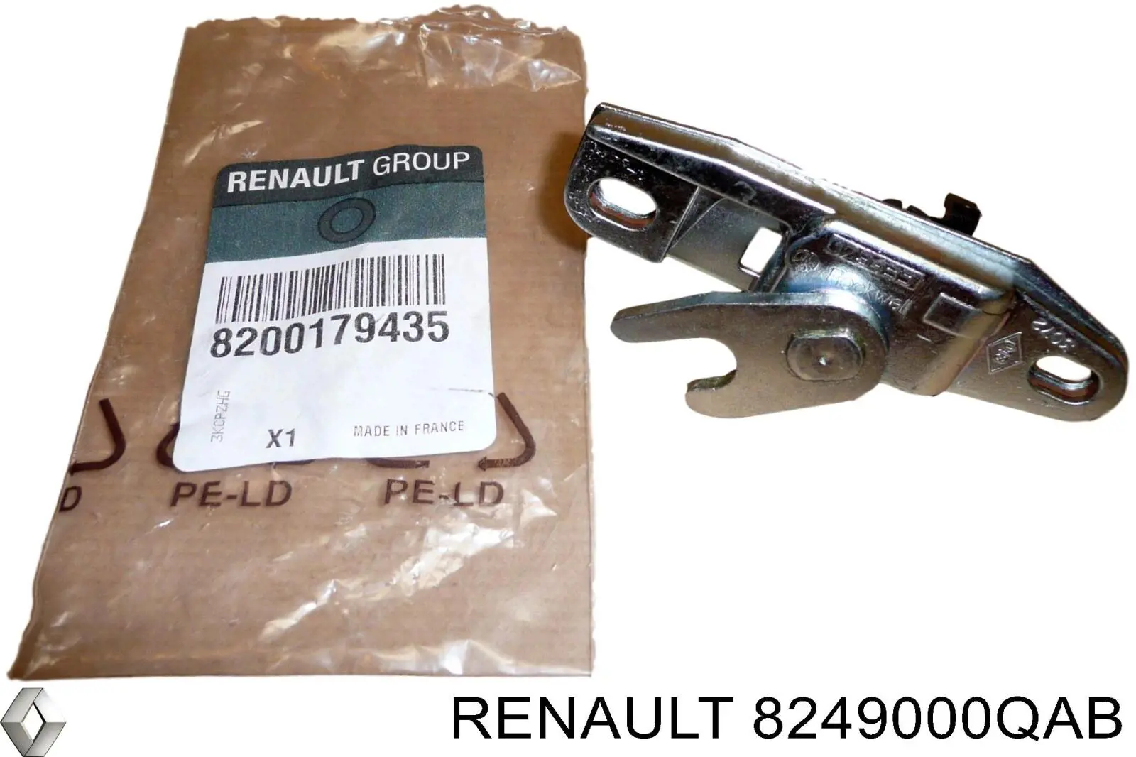 8249000QAB Renault (RVI) Fecho da porta lateral deslizante direita