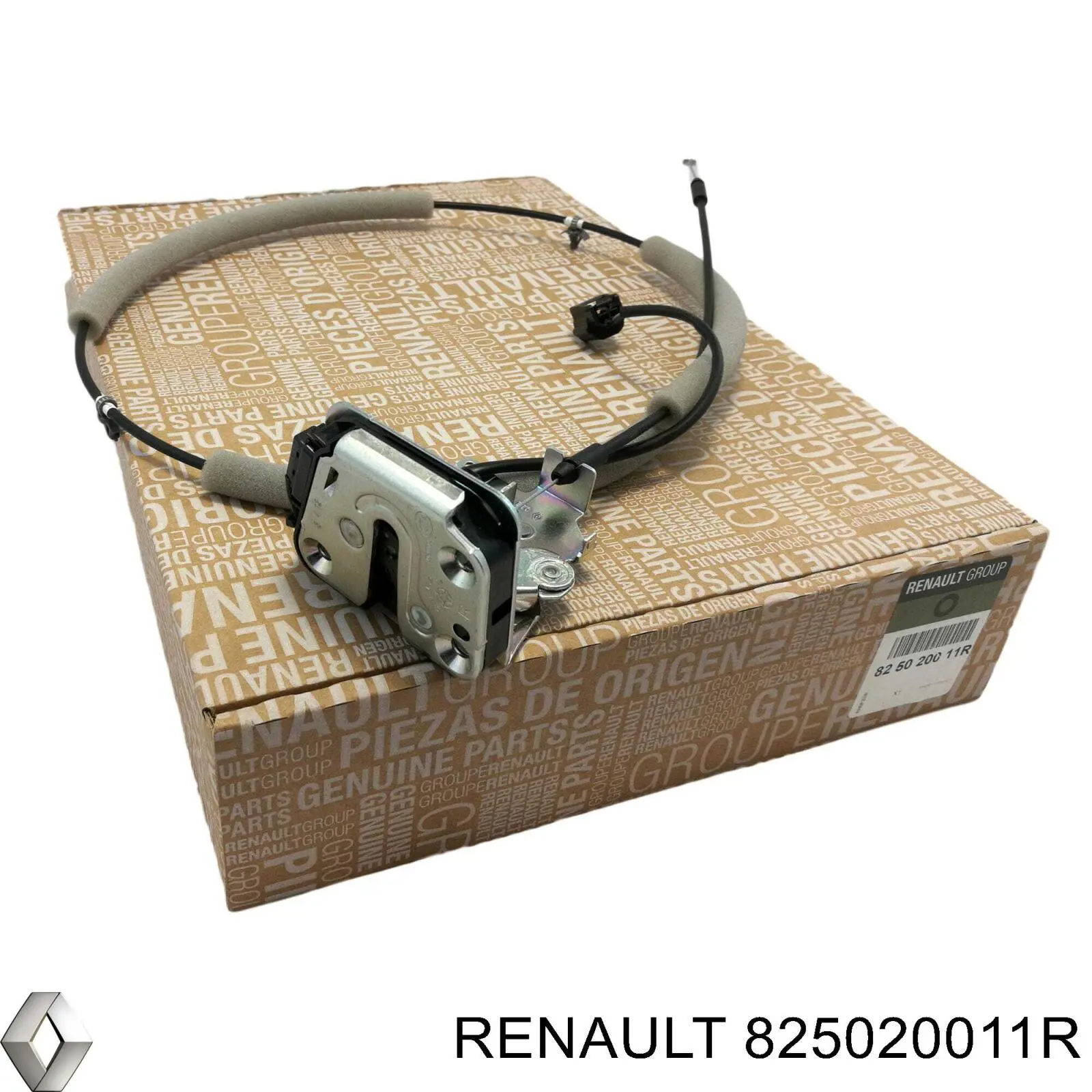 Fecho da porta lateral deslizante direita Opel 93197848