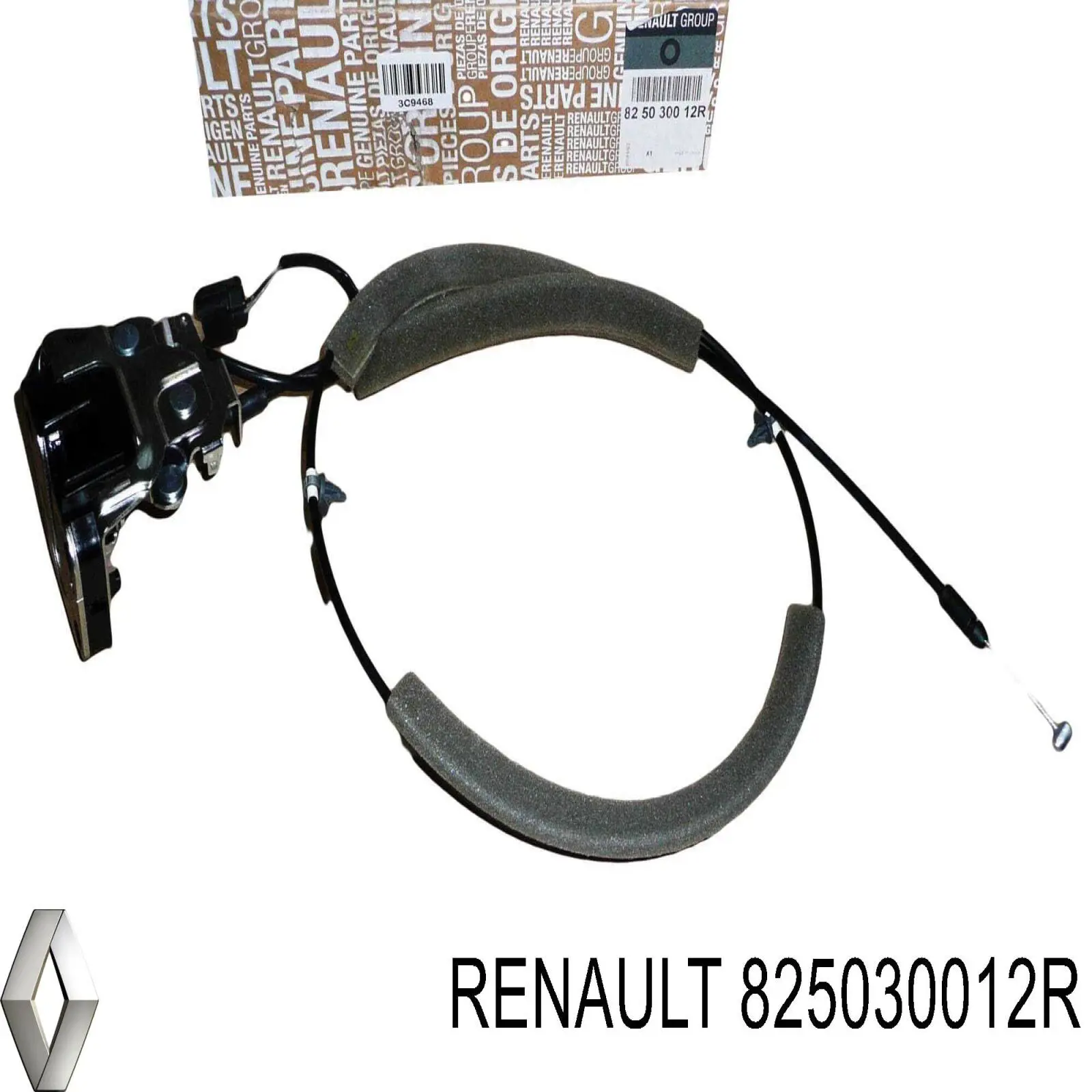 825030012R Renault (RVI) Fecho da porta lateral deslizante esquerda