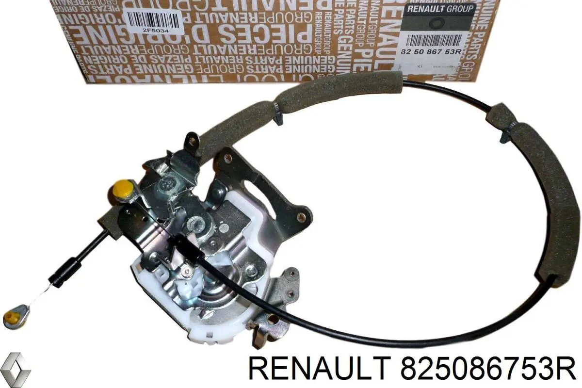 825086753R Renault (RVI) Fecho da porta traseira esquerda