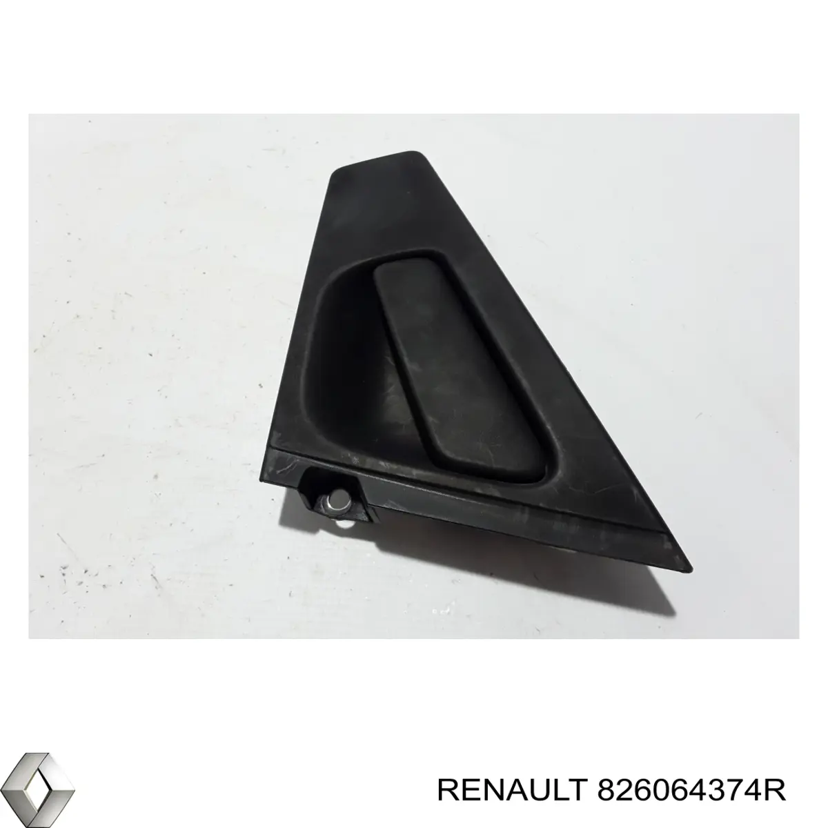 826064374R Renault (RVI) Suporte de maçaneta externa da porta traseira direita