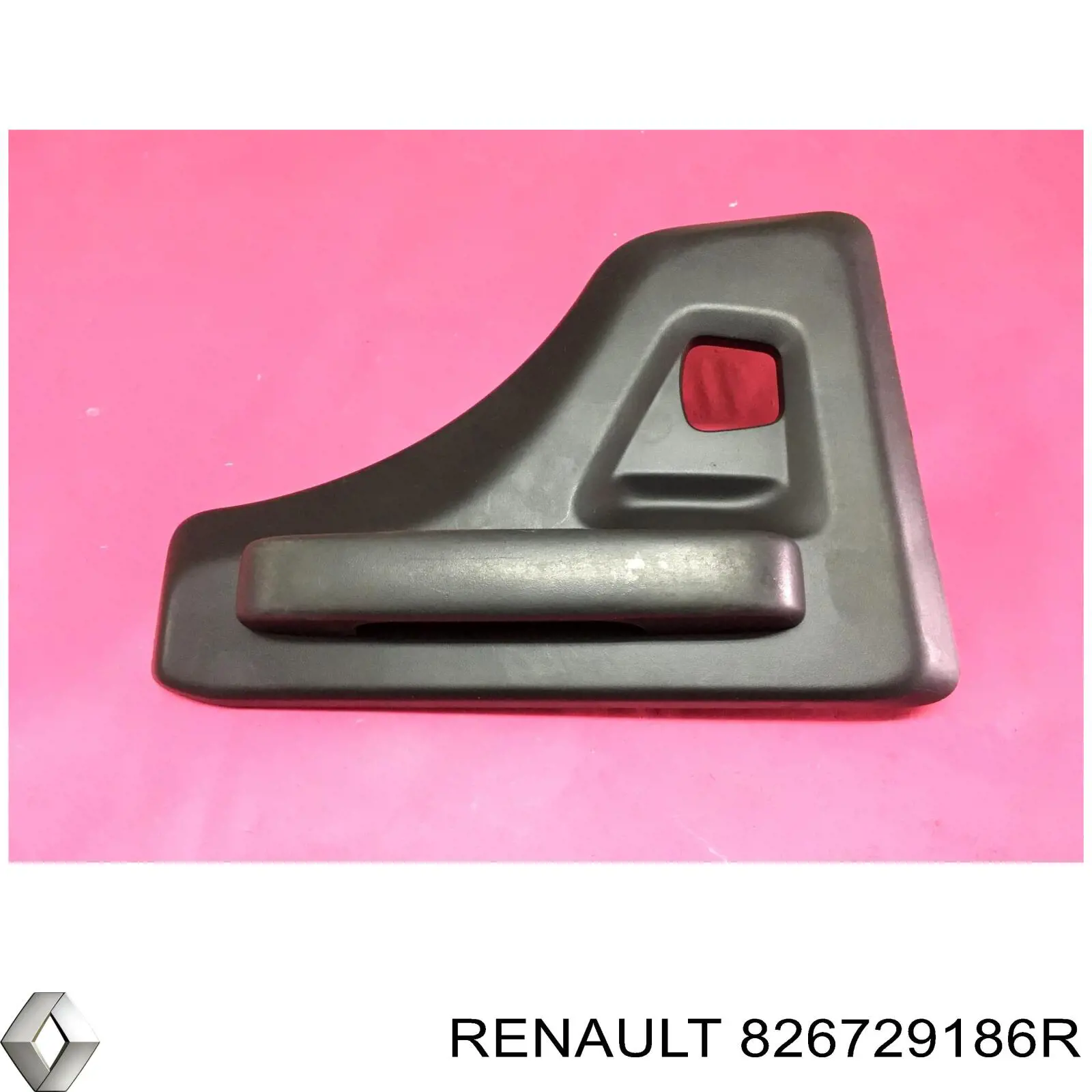 826729186R Renault (RVI) Maçaneta interna direita da porta lateral (deslizante)