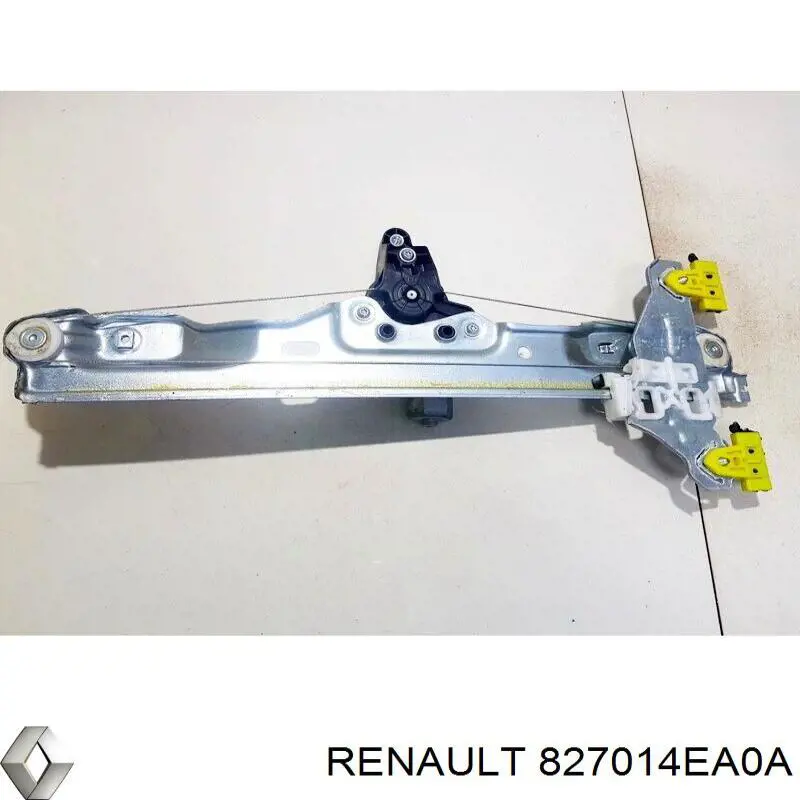 Mecanismo de acionamento de vidro da porta traseira esquerda Renault (RVI) 827014EA0A
