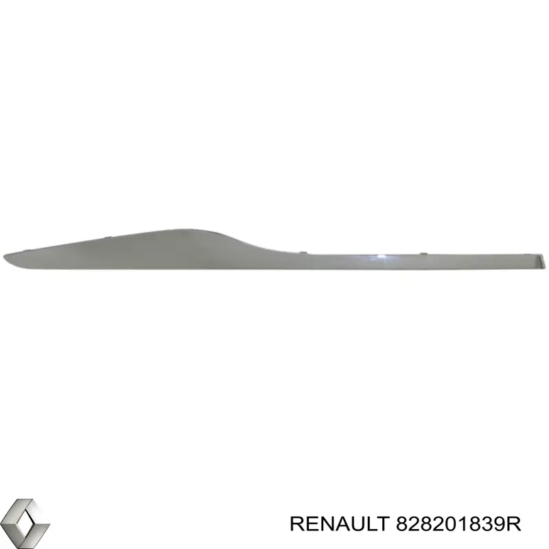 828201839R Renault (RVI) Moldura da porta traseira direita