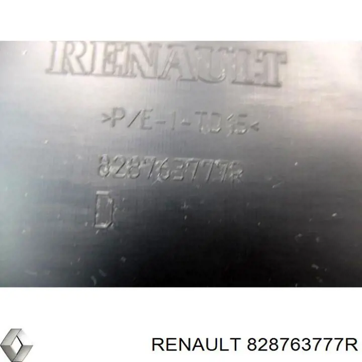 Placa sobreposta da porta traseira direita Renault (RVI) 828763777R preço, a partir de 101,68 USD