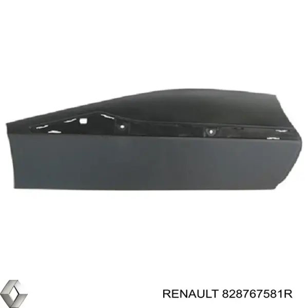 828767581R Renault (RVI) Placa sobreposta da porta traseira direita