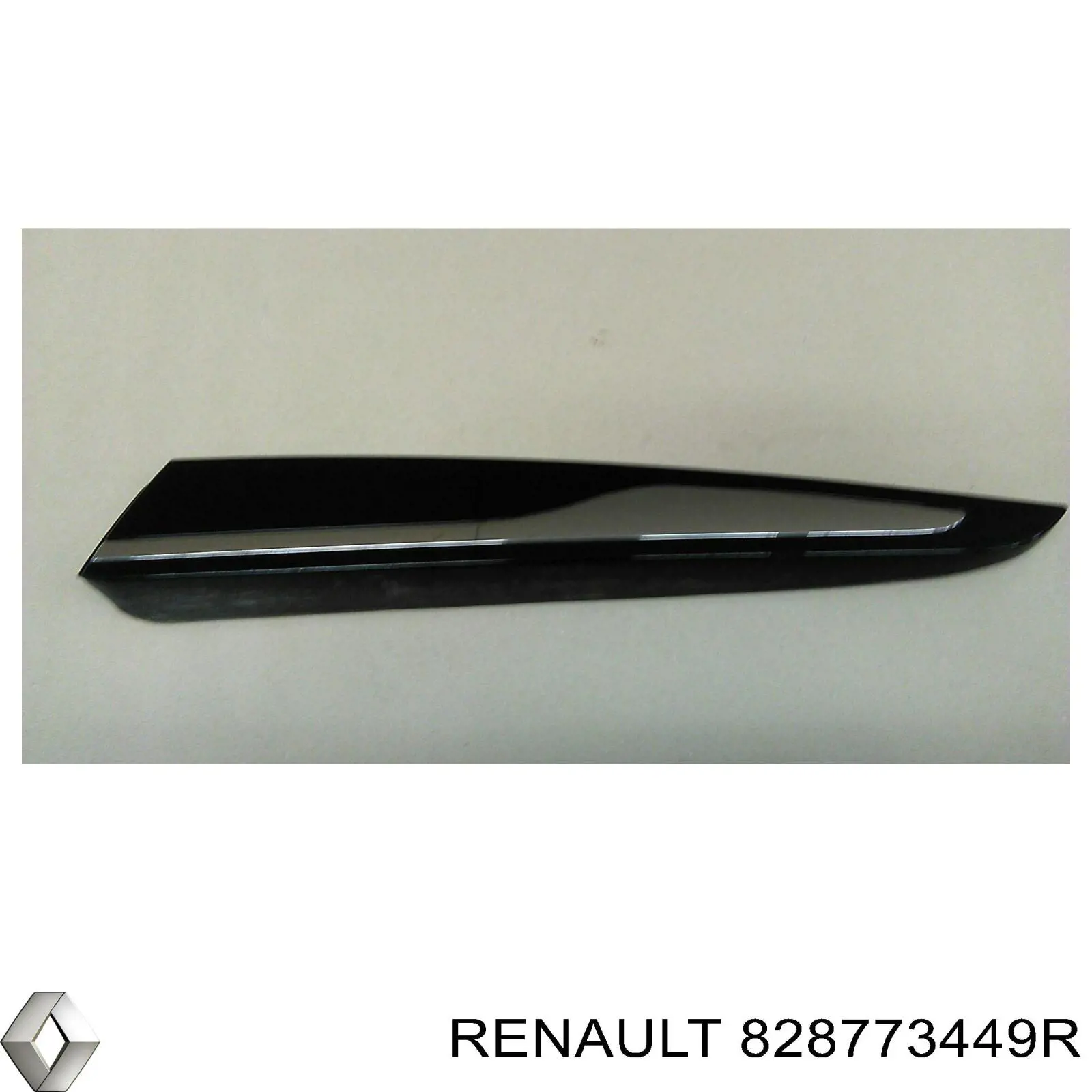 828773449R Renault (RVI) Moldura da porta traseira esquerda