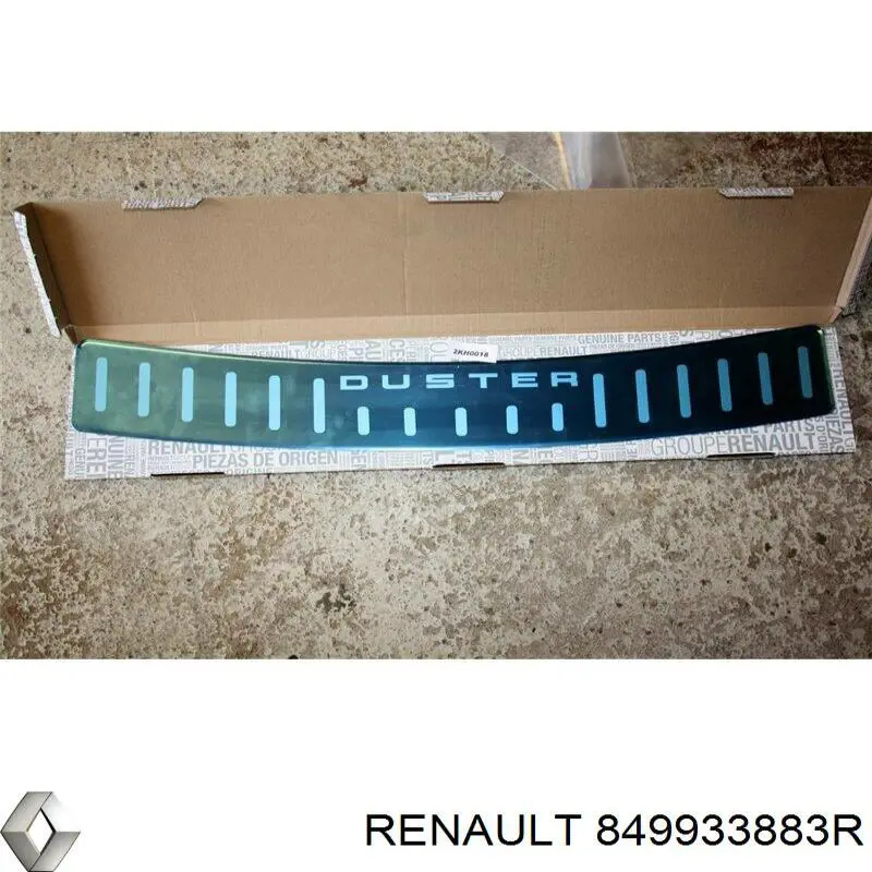 Placa sobreposta do pára-choque traseiro superior de proteção (degrau-grampo dobrável) Renault (RVI) 849933883R preço, a partir de 179,38 USD