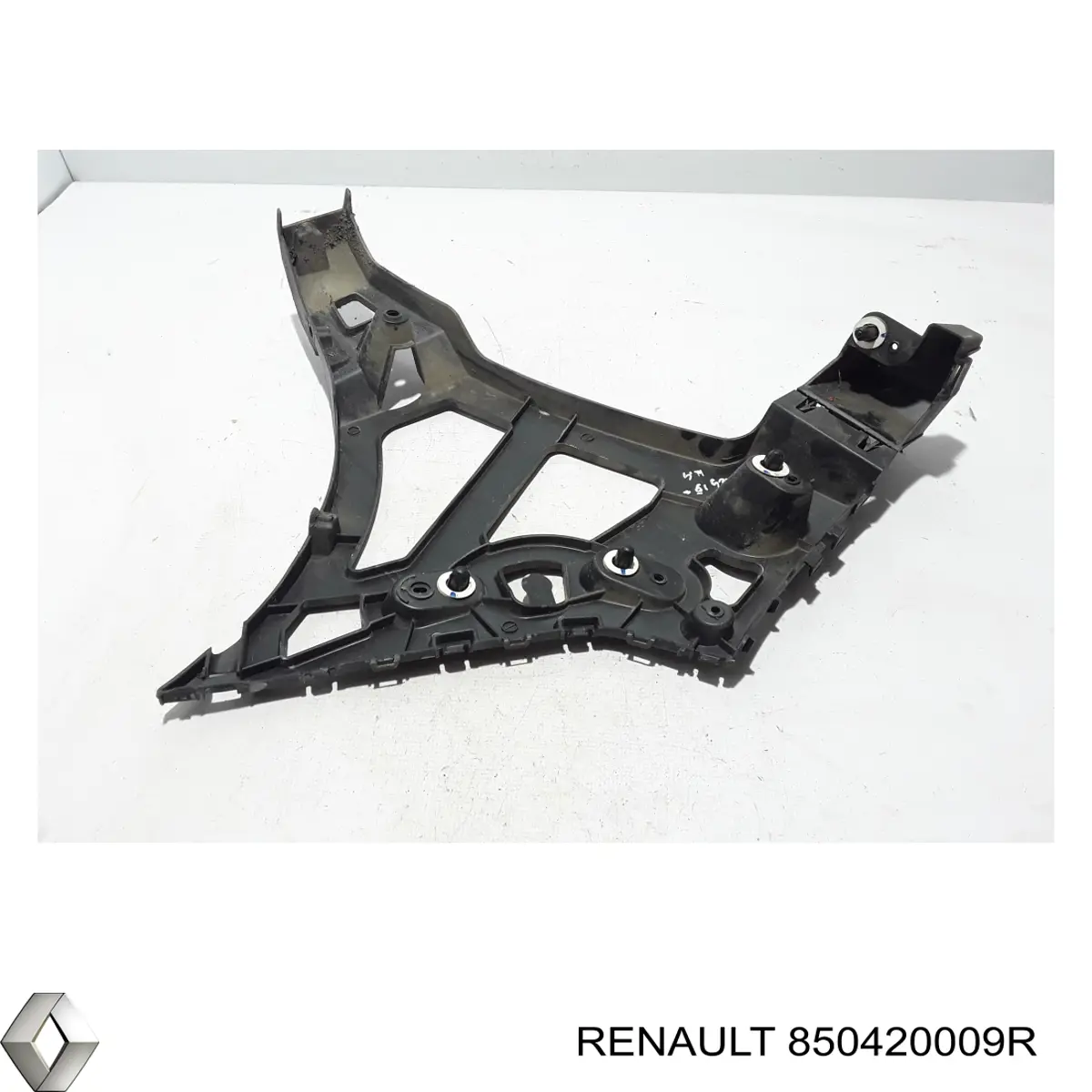 850420009R Renault (RVI) Consola esquerda do pára-choque traseiro
