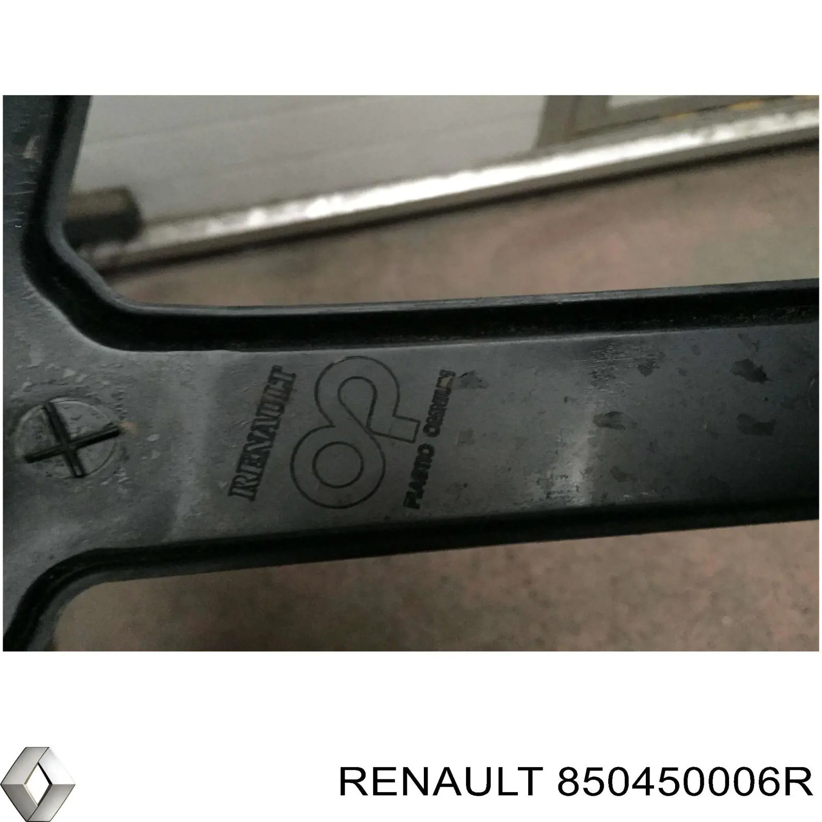 850450006R Renault (RVI) Consola esquerda do pára-choque traseiro