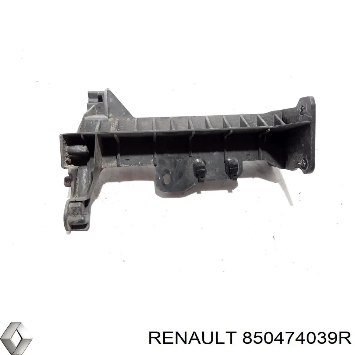 850474039R Renault (RVI) Consola esquerda do pára-choque traseiro