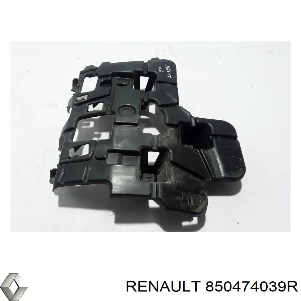 Compre 850474039R Renault (RVI) Consola esquerda do pára-choque traseiro