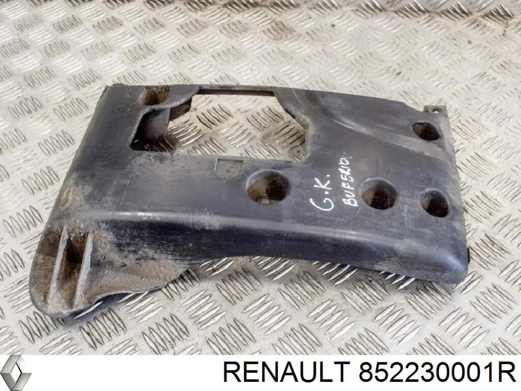 852230001R Renault (RVI) Consola esquerda do pára-choque traseiro